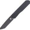 CBTPLRBKBT.jpg Cobratec Prowler Button Lock Tanto Black D2 Folding Knife