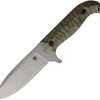 Cobratec PSK Fixed Blade OD Green 14C28N Stonewash Knife