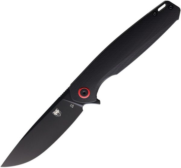 Cobratec Rath Linerlock Black D2 Steel Folding Knife