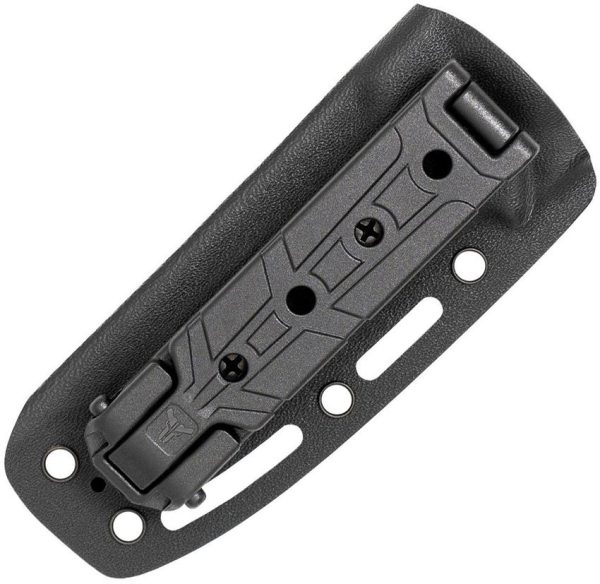 Cobratec Ringed Claymore Fixed Blade Dagger 14C28N Black Kydex