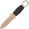 Cobratec Ringed Claymore Fixed Blade Dagger 14C28N Serrated Tan