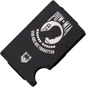 CBTRFIDPOW.jpg Cobratec POW MIA Wallet - Aluminum Money Clip