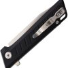 Cobratec Riptide Linerlock Folding Knife S35VN Black G10