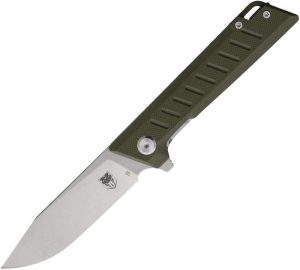 Cobratec Riptide Linerlock OD Green D2 Steel Folding Knife