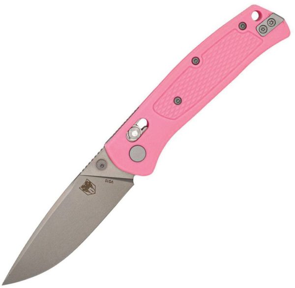 Cobratec EDC Scout Bar Lock Pink VG-10 Folding Knife