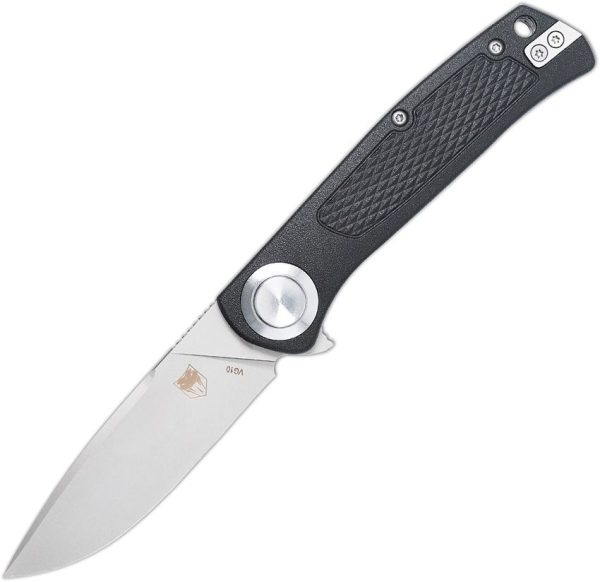 Cobratec EDC Scout Button Lock Folding Knife VG-10 Black