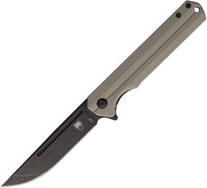 Cobratec Streamline Linerlock Tan D2 Folding Knife