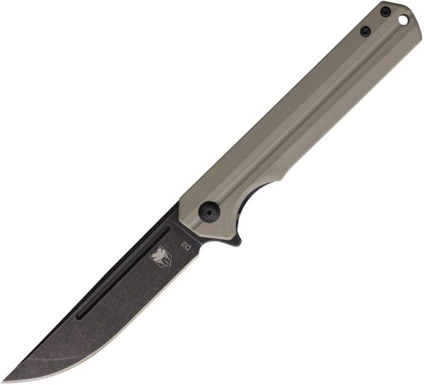 Cobratec Streamline Linerlock Tan D2 Folding Knife