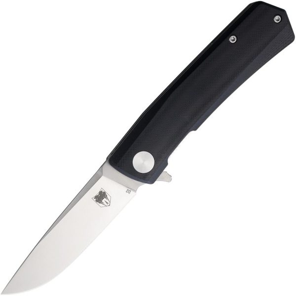 CBTSRPBLK.jpg Cobratec Serpent Linerlock Black Folding Knife D2 Steel G10