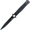 CBTSTBLBKBK.jpg Cobratec Stiletto Button Lock Black VG-10 Folding Knife