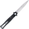 Cobratec Stiletto Button Lock Folding Knife VG-10 Black G10