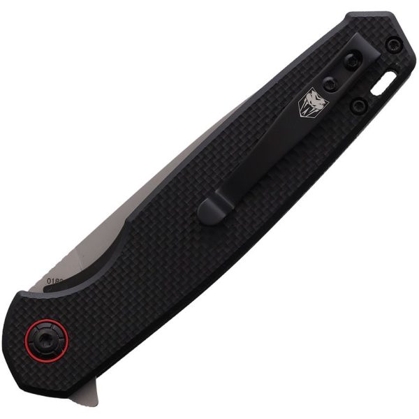 Cobratec Talon Linerlock Black D2 Steel Folding Knife