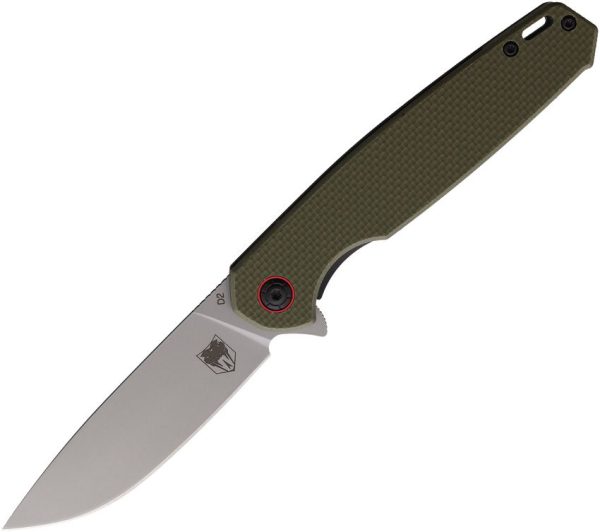 Cobratec Talon Linerlock OD Green D2 Steel Folding Knife