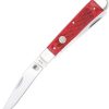 Cobratec Trapper Red Bone Folding Knife VG-10 Stainless