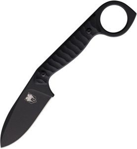 CBTWLTBLK.jpg Cobratec Wolfteeth Fixed Blade - Black G10 14C28N