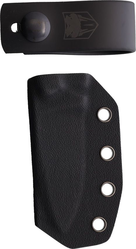 Cobratec Wolfteeth Fixed Blade - Black G10 14C28N