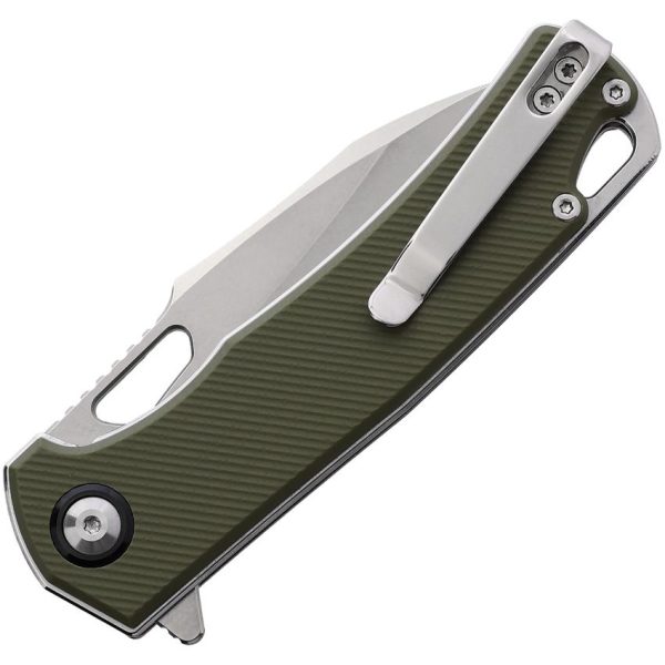 Cobratec Wolverine Linerlock OD Green D2 Folding Knife