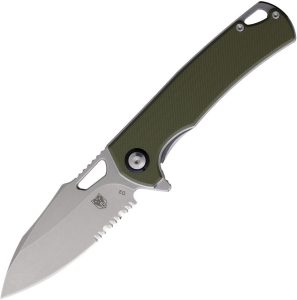 Cobratec Wolverine Linerlock OD Green D2 Folding Knife