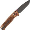 Cobratec Bar Lock Zebra Wood Tanto Folding Knife D2 Steel