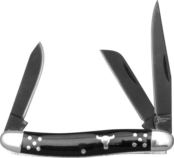 Cattleman's Cutlery Black Angus Stockman 3.5in