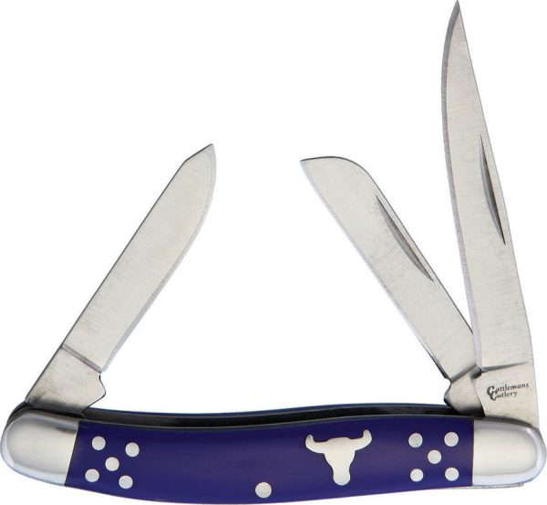 Cattleman's Cutlery Stockman Blue 3.5in