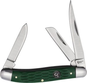 CC0001JGD.jpg Cattleman's Cutlery Stockman Green Delrin Folder