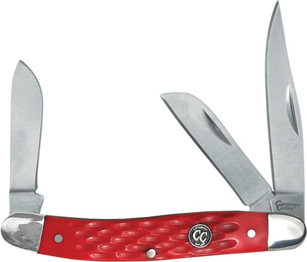 CC0001JRD.jpg Cattleman's Cutlery Signature Stockman Red Delrin