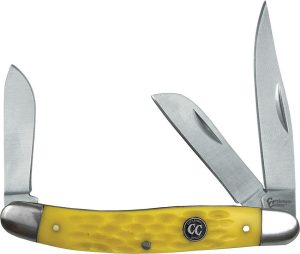 CC0001JYD.jpg Cattleman's Cutlery Signature Stockman Yellow