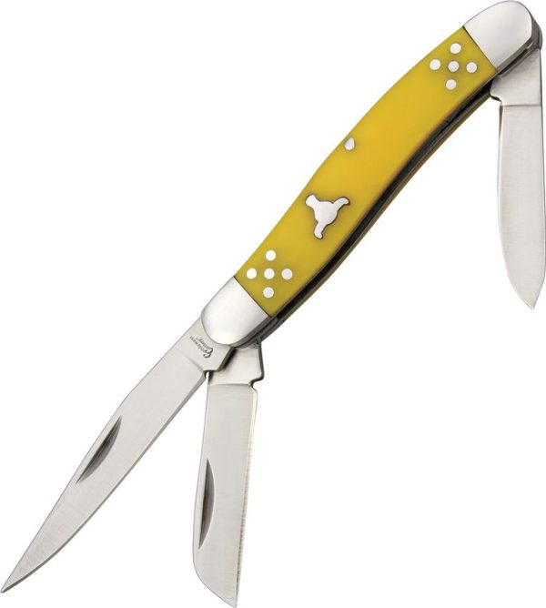 CC0001YD.jpg Cattleman's Cutlery Brahma Angus Stockman Yellow