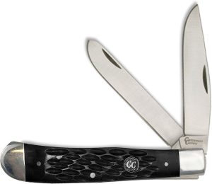 CC0002JBD.jpg Cattleman's Cutlery Signature Trapper Black Jigged