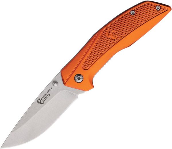 Cattleman's Cutlery Rotovator Linerlock Orange
