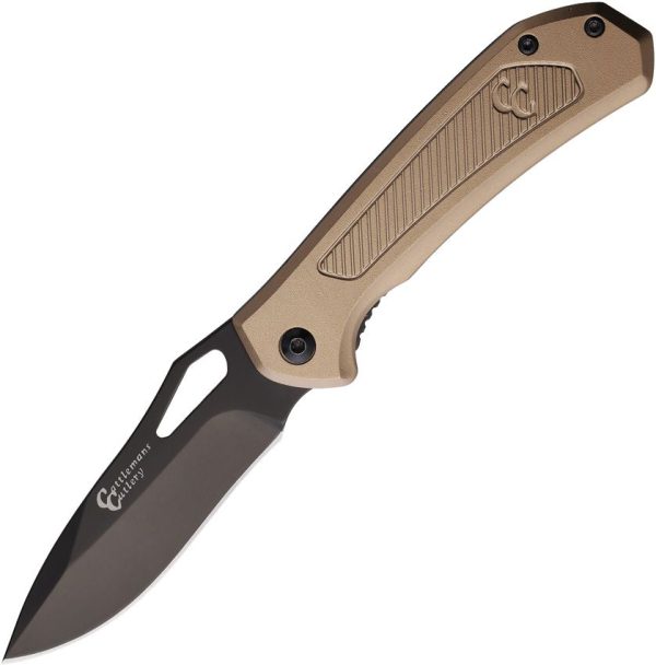 Cattleman's Cutlery Terragator Linerlock - Bronze Aluminum