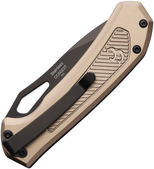 Cattleman's Cutlery Terragator Linerlock - Bronze Aluminum