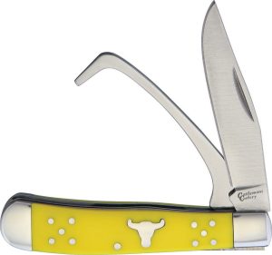 CC0067YD.jpg Cattleman's Cutlery Farriers Companion - Yellow Handle
