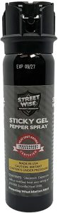 Streetwise Sticky Gel Pepper Spray 4oz - Flip Top