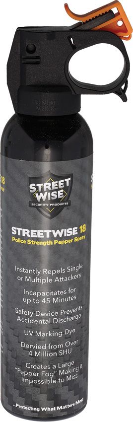 Streetwise Fire Master Pepper Spray - Orange Cap