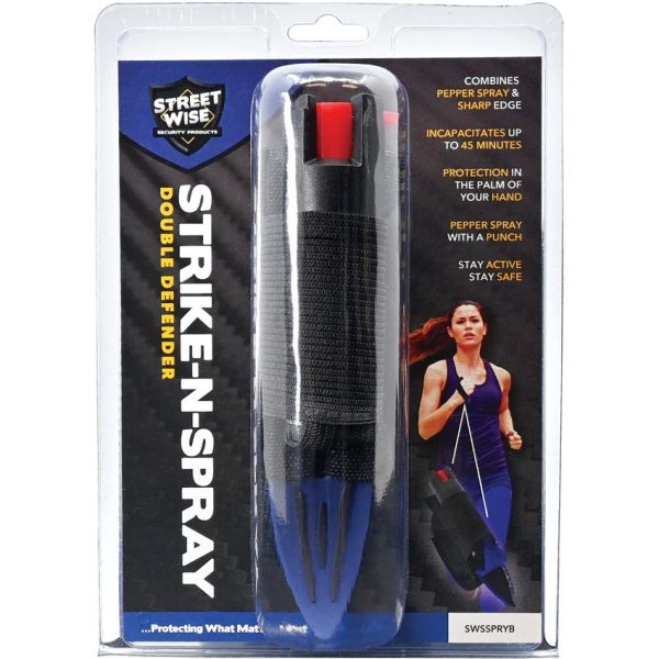 Police Force Tactical Strike and Spray Blue - Pepper Spray