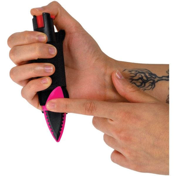 Police Force Tactical Strike and Spray Magenta - Pepper Spray