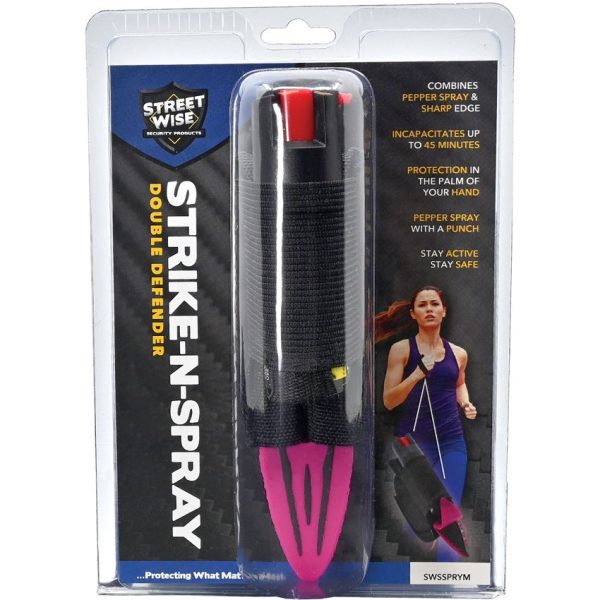 Police Force Tactical Strike and Spray Magenta - Pepper Spray