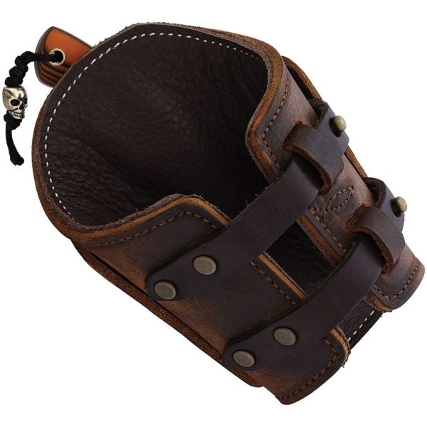 Survival Cuffs Apex Grizzly Black Orange G10 - AEB-H Blade