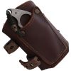 Survival Cuffs Raptor Eagle Brown Leather - AEB-H Tumbled