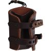 Survival Cuffs Raptor Eagle Brown Leather - AEB-H Tumbled