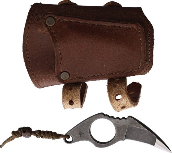 Survival Cuffs Raptor Hawk Survival Cuff - Brown Leather