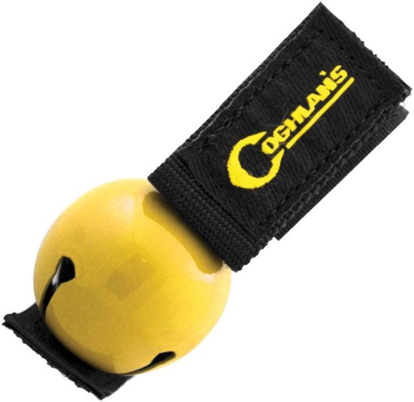 CGN0758.jpg Coghlan's Magnetic Bear Bell Yellow - Velcro Strap