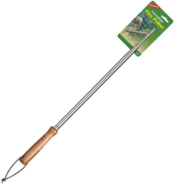 CGN1577.jpg Coghlan's Extendible Fire Poker Chrome - Wooden Handle