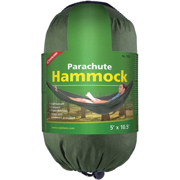 CGN1752_add_01.jpg Coghlan's Single Parachute Hammock Green - 330 lb
