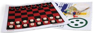Coghlan's 3-in-1 Game Roll - Checkers Chess Pachisi