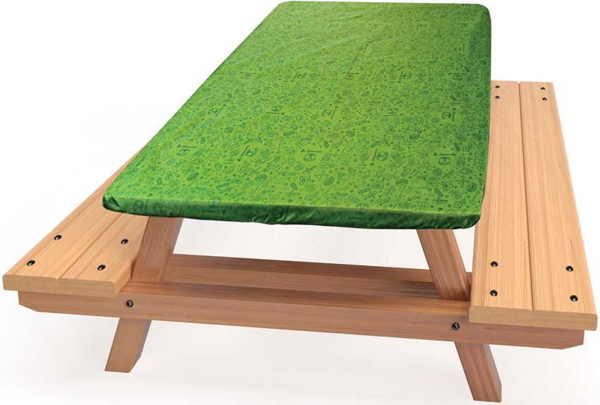 Coghlan's Picnic Table Cover 76" x 37" Water-Resistant w/ Carry Bag