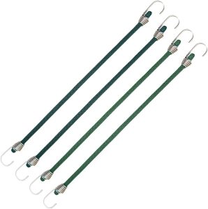Coghlan's Mini Bungee 10 inch 4 Pack - Durable Cord