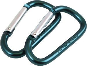CGN2465.jpg Coghlan's Carabiner 6mm 2 Pack Blue Aluminum